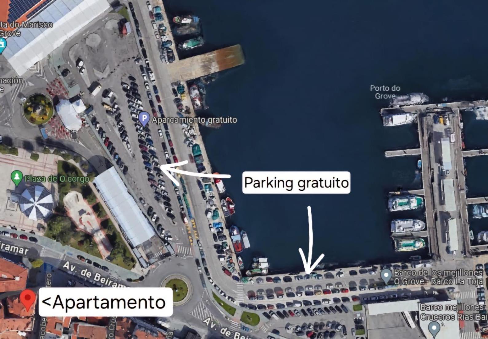 P1 O Grove Centro Puerto Apartment Luaran gambar